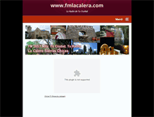 Tablet Screenshot of fmlacalera.com